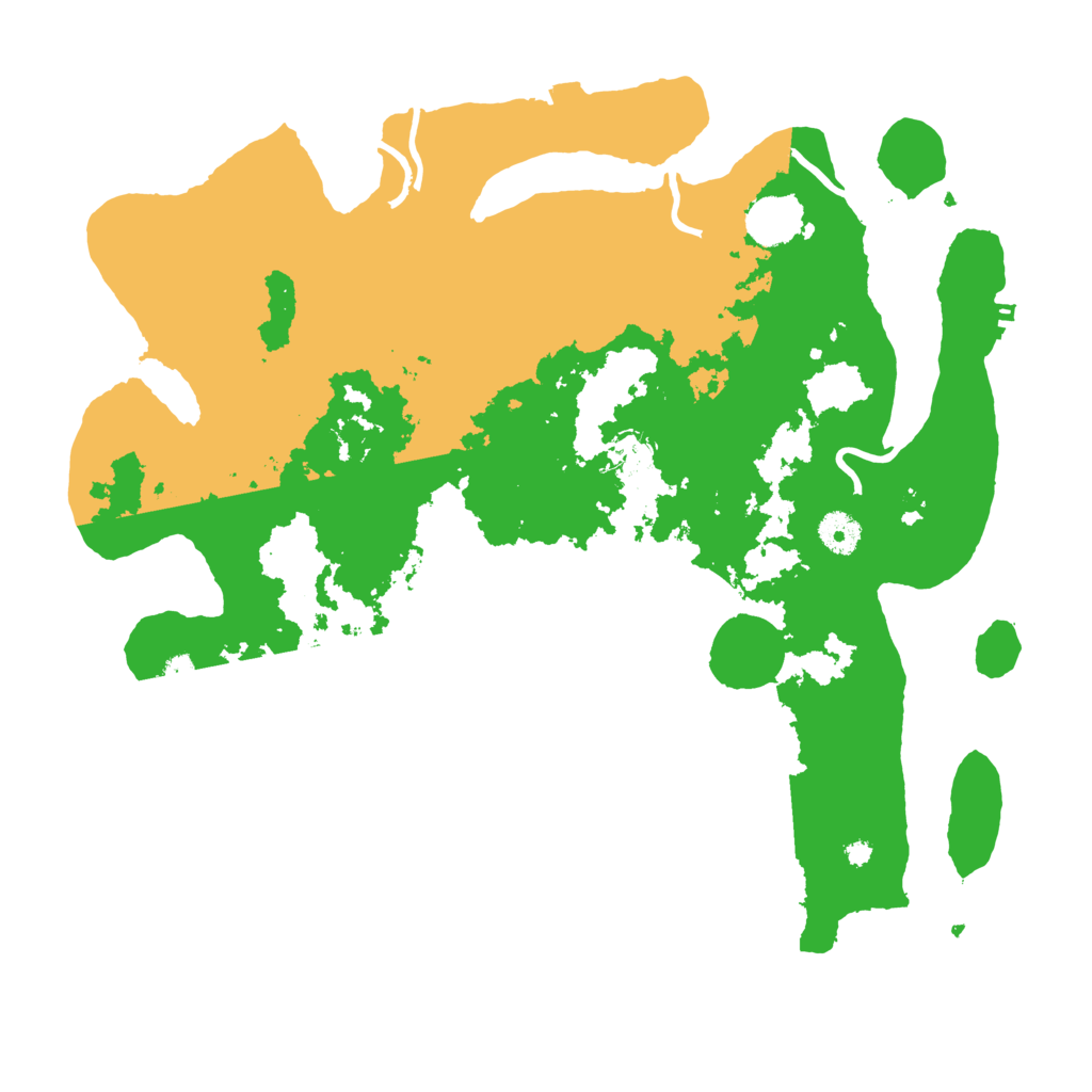 Biome Rust Map: Procedural Map, Size: 3950, Seed: 88421946