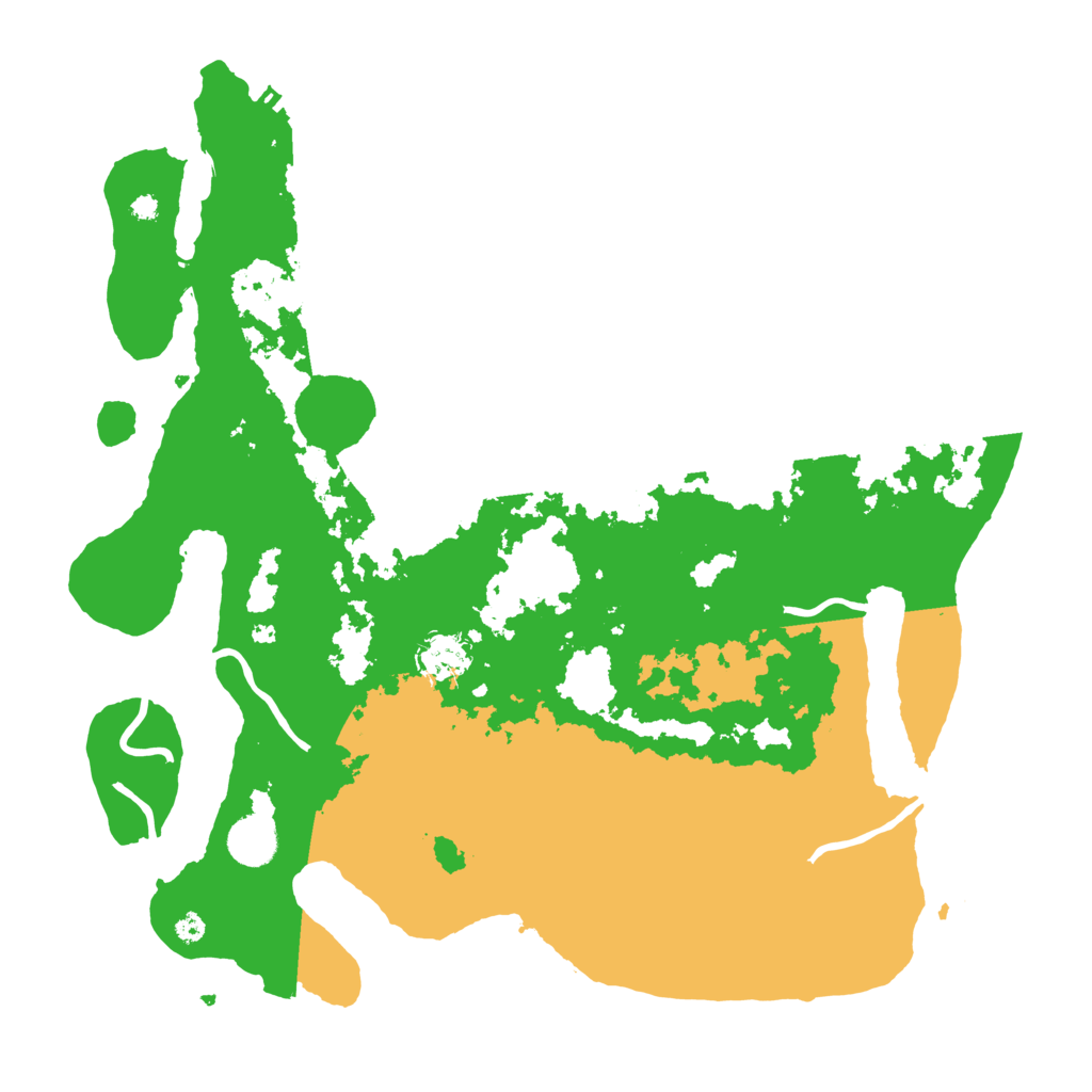 Biome Rust Map: Procedural Map, Size: 3850, Seed: 67162501