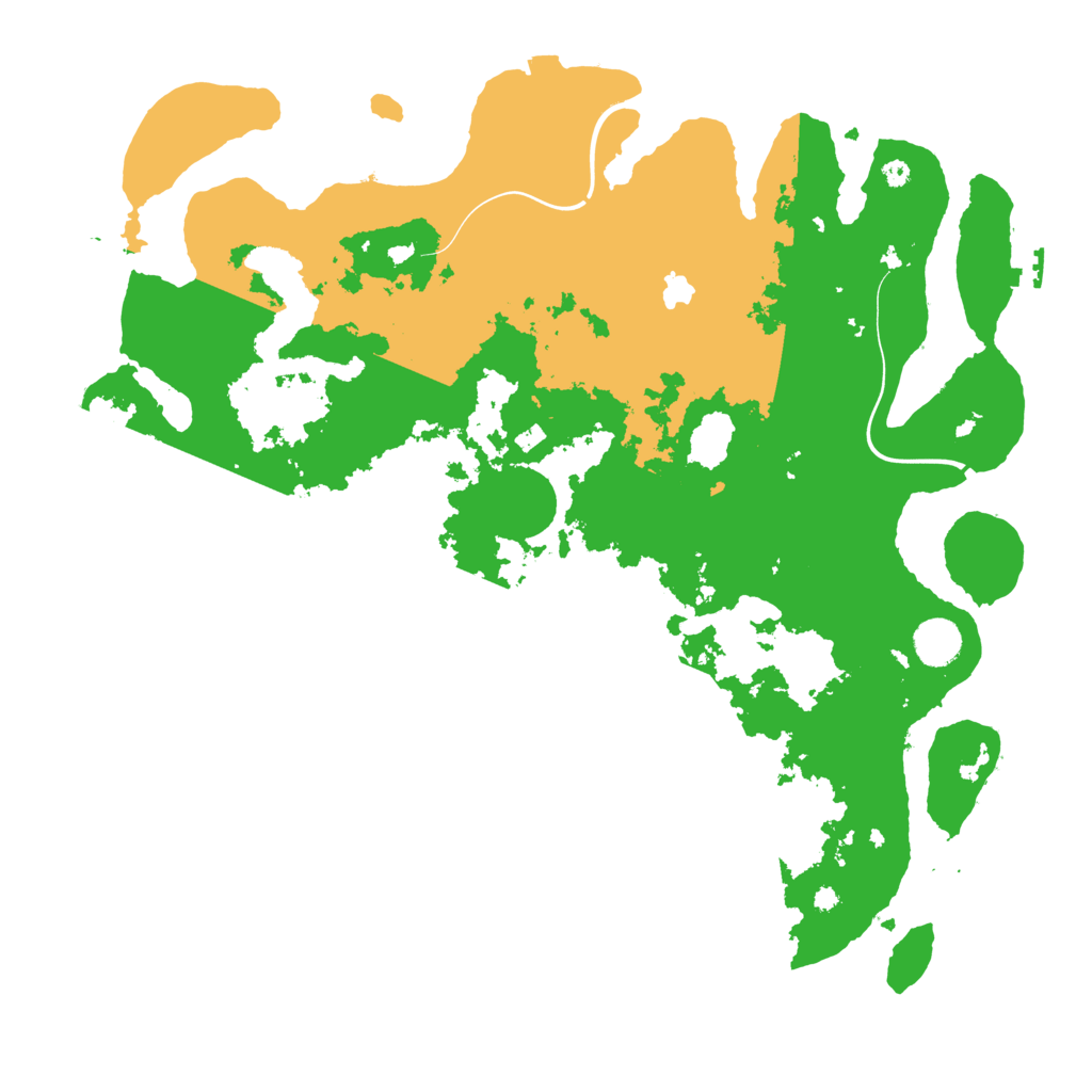 Biome Rust Map: Procedural Map, Size: 4100, Seed: 33814811