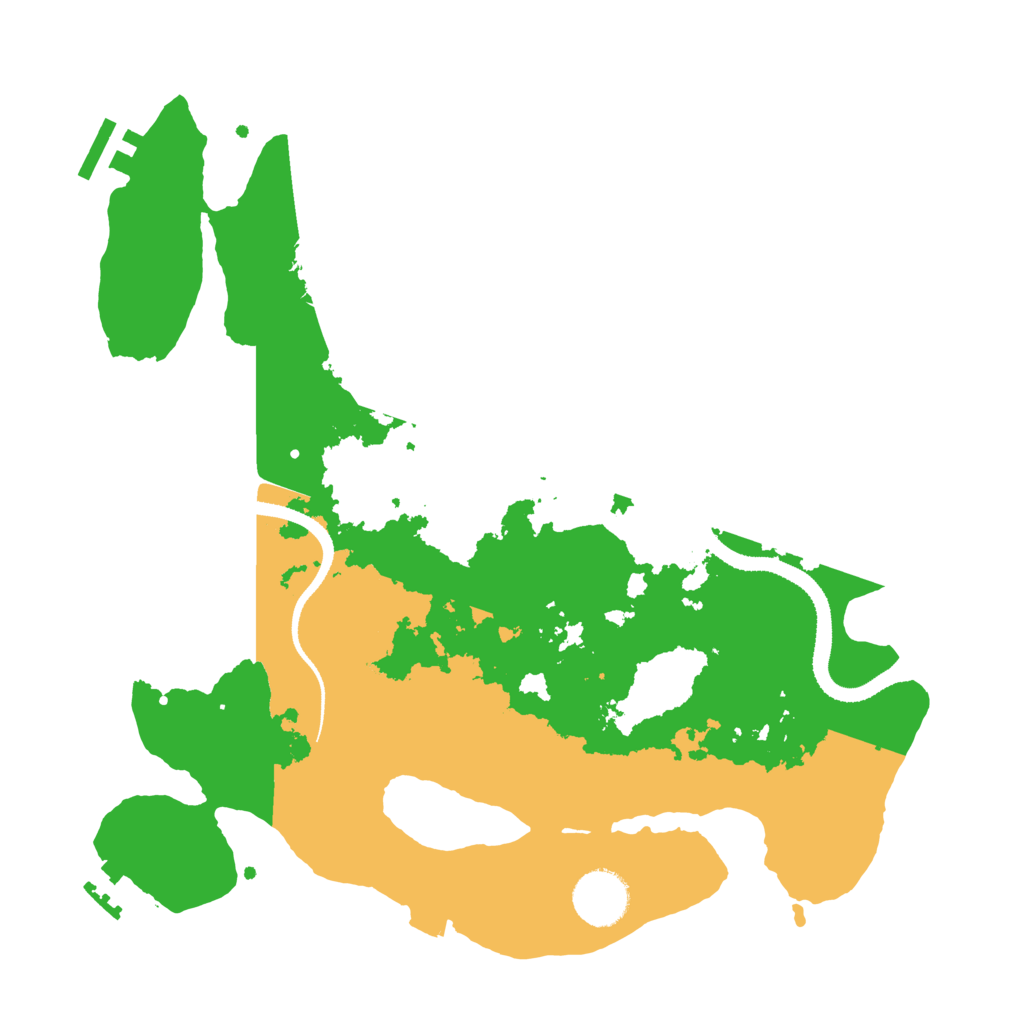Biome Rust Map: Procedural Map, Size: 3250, Seed: 10142003