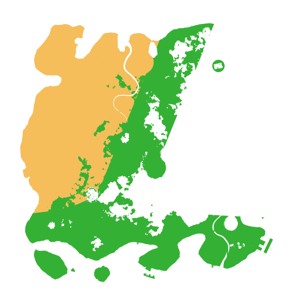 Biome Rust Map: Procedural Map, Size: 3850, Seed: 4724454