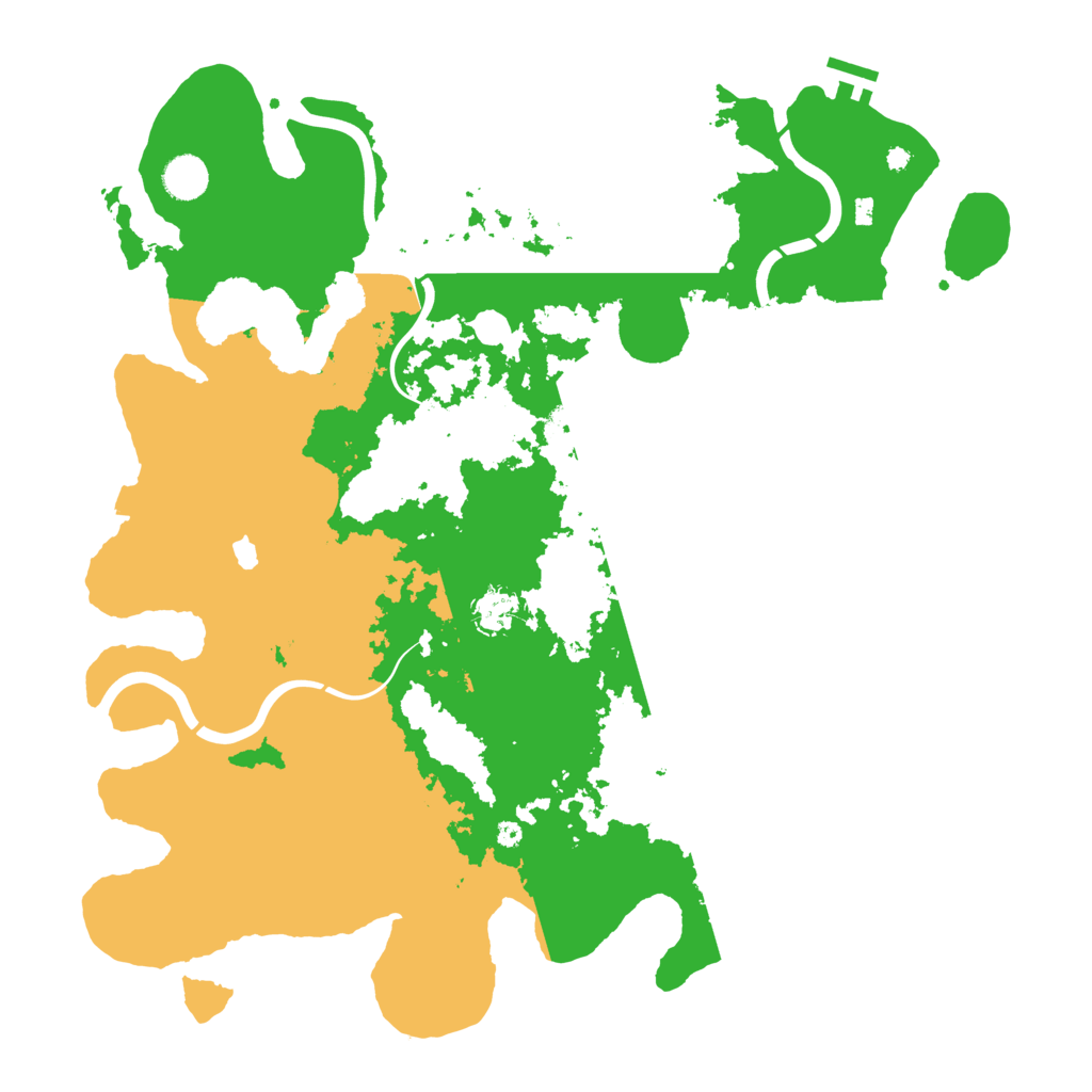 Biome Rust Map: Procedural Map, Size: 4250, Seed: 30209002