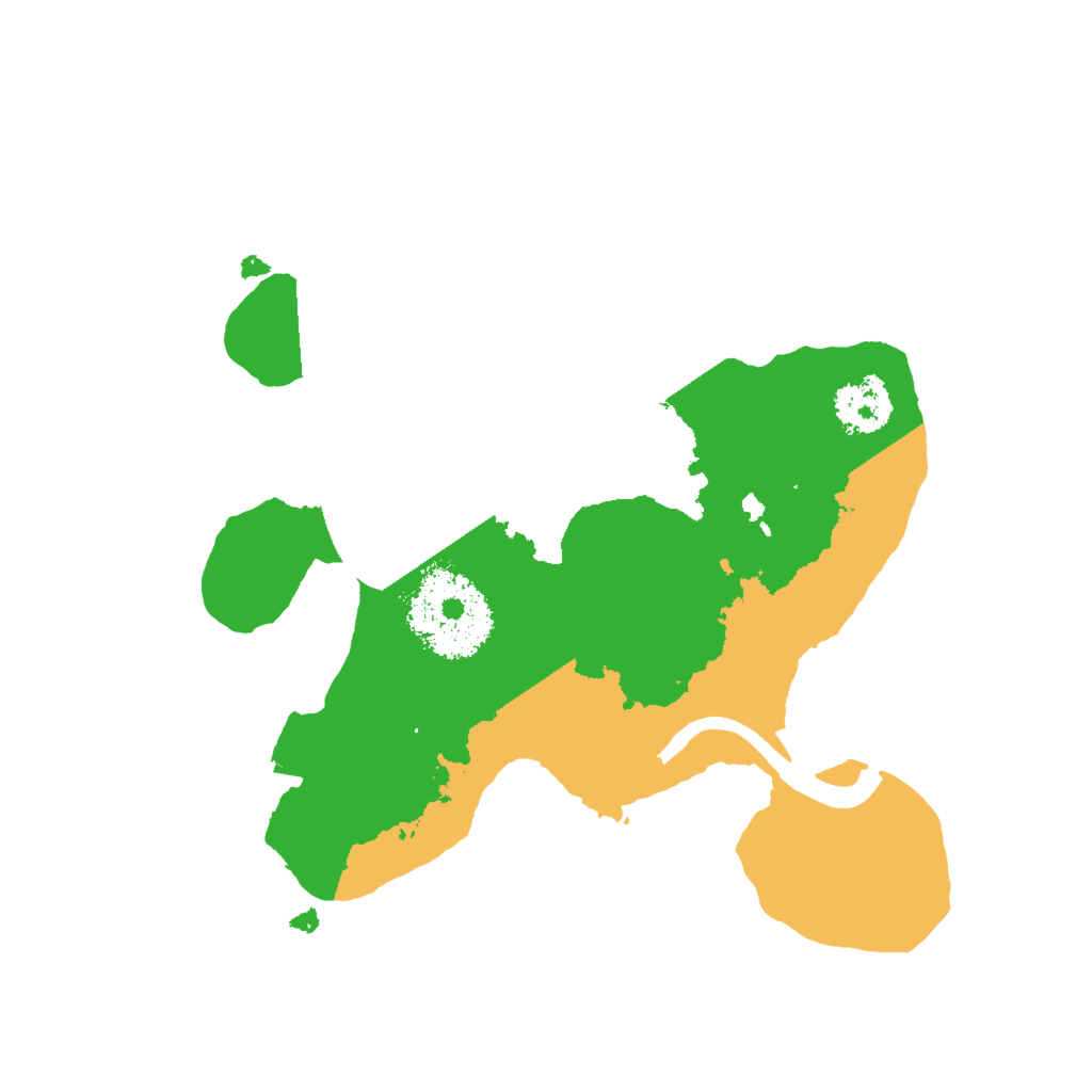 Biome Rust Map: Procedural Map, Size: 2000, Seed: 23452