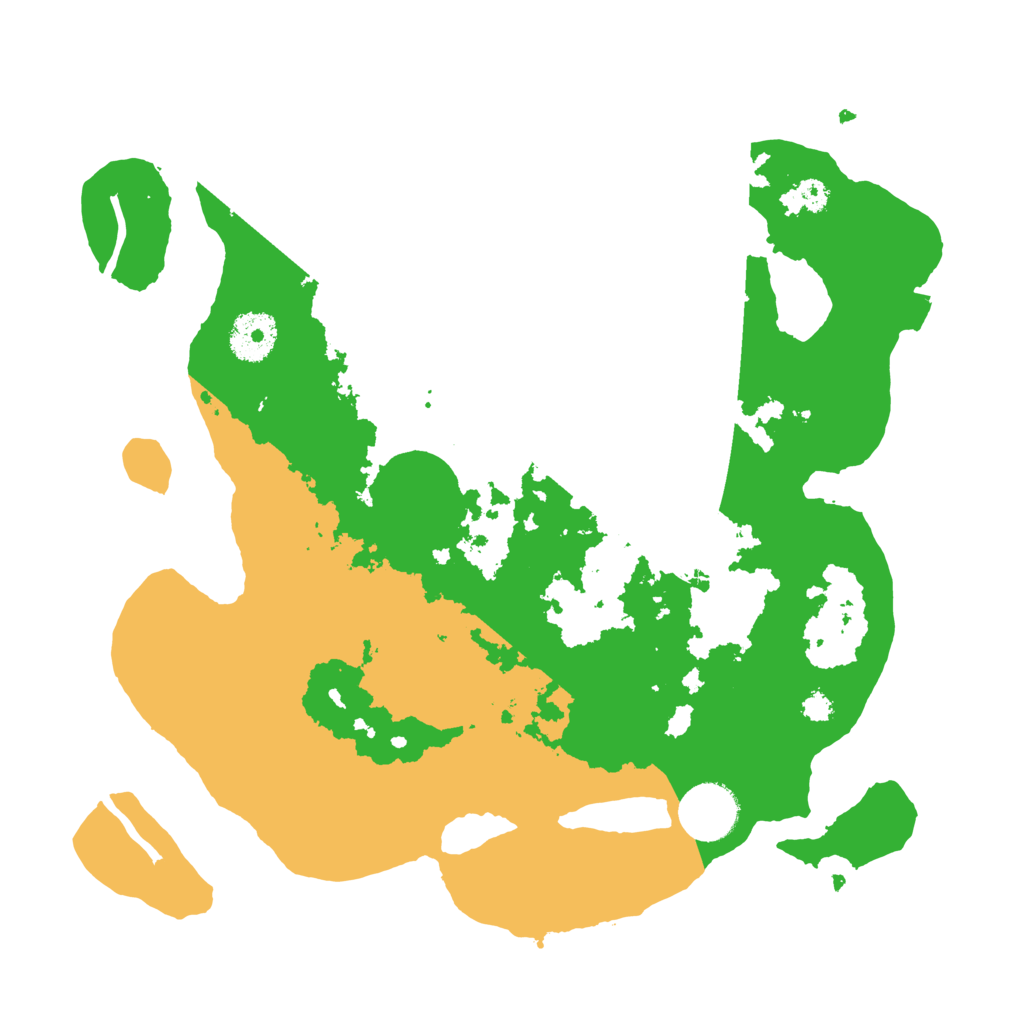 Biome Rust Map: Procedural Map, Size: 3200, Seed: 688955252