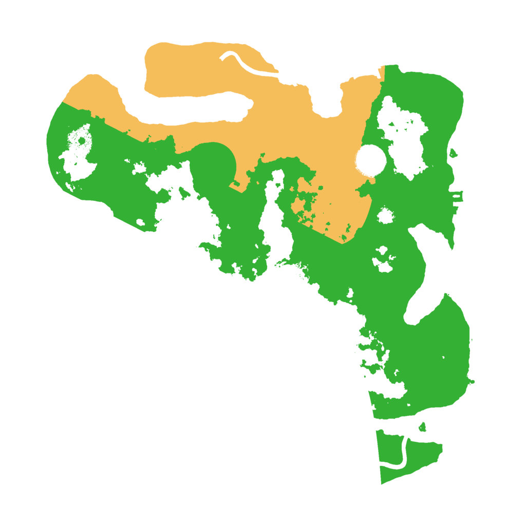 Biome Rust Map: Procedural Map, Size: 3000, Seed: 2499