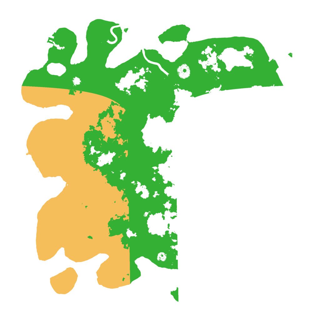 Biome Rust Map: Procedural Map, Size: 3600, Seed: 21710