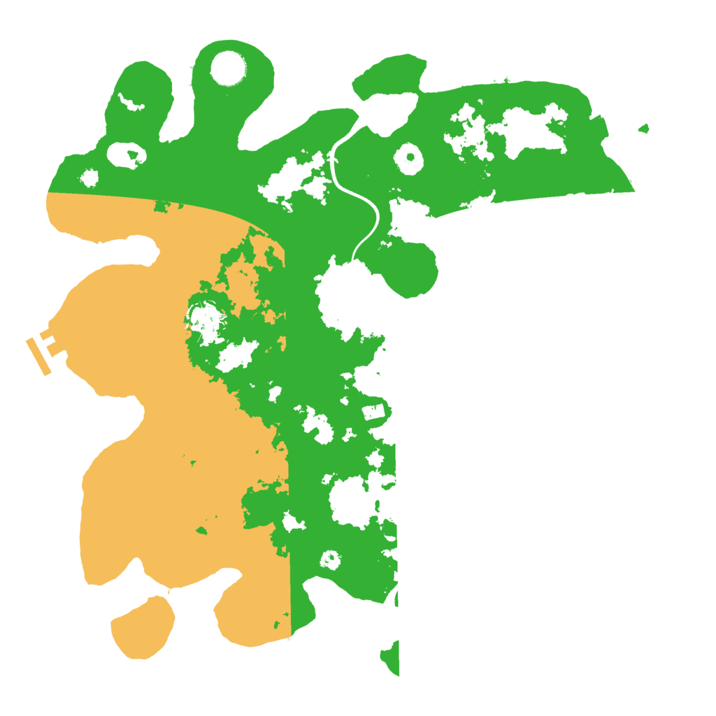 Biome Rust Map: Procedural Map, Size: 3600, Seed: 21710