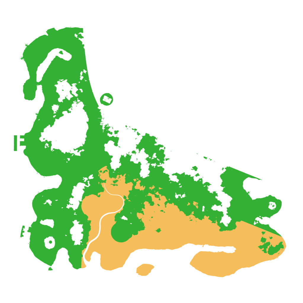 Biome Rust Map: Procedural Map, Size: 3900, Seed: 63910333