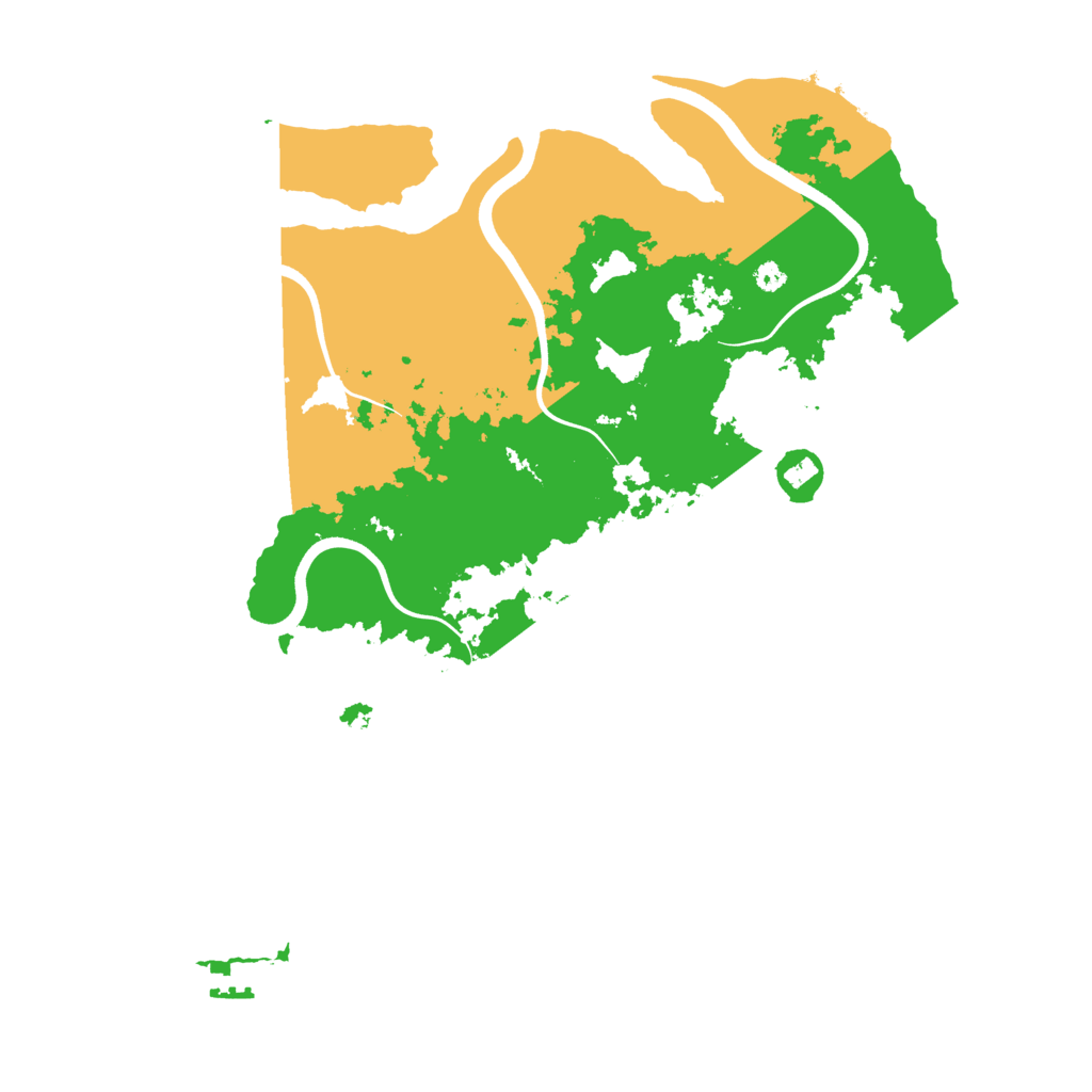 Biome Rust Map: Procedural Map, Size: 3750, Seed: 75297637