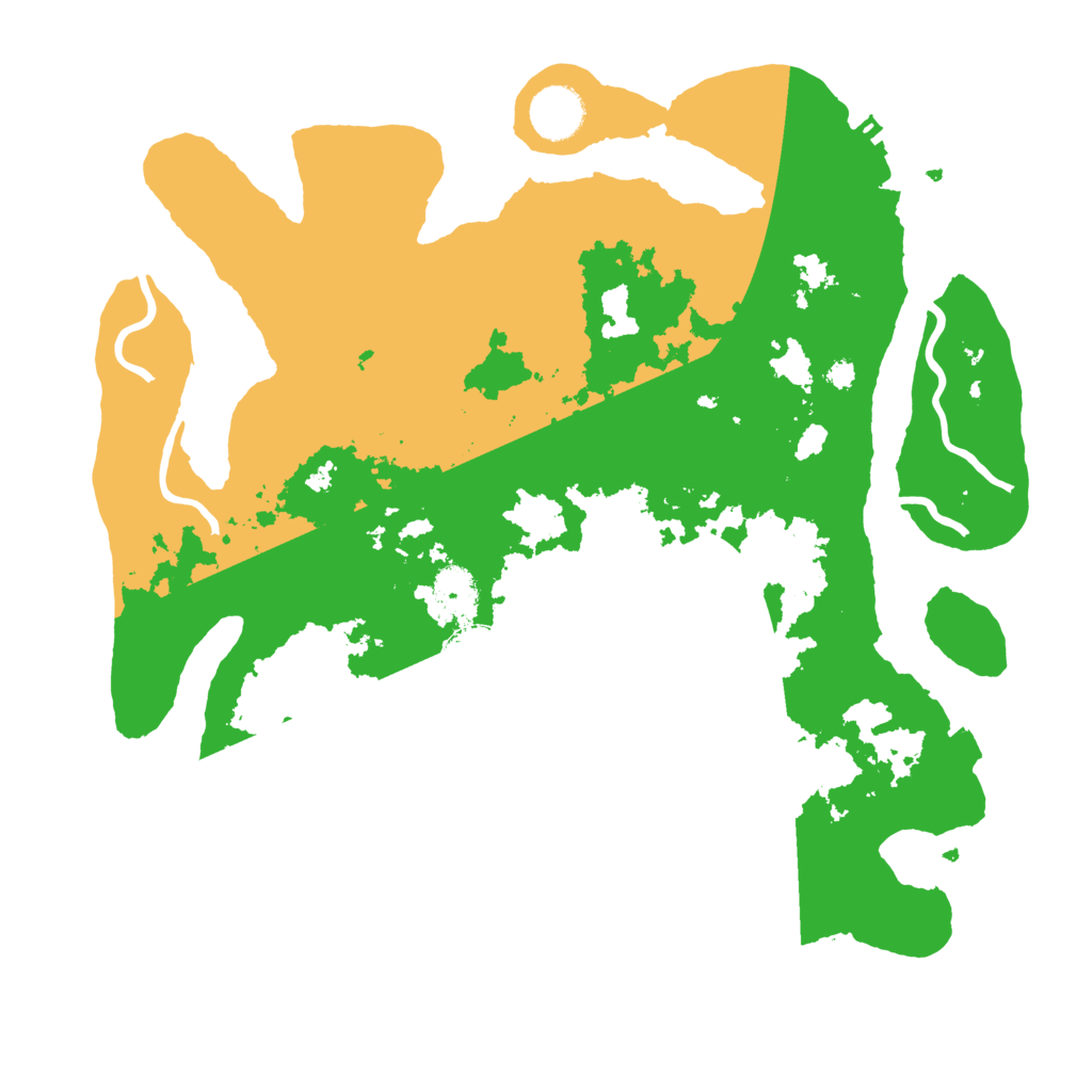 Biome Rust Map: Procedural Map, Size: 3550, Seed: 40789849