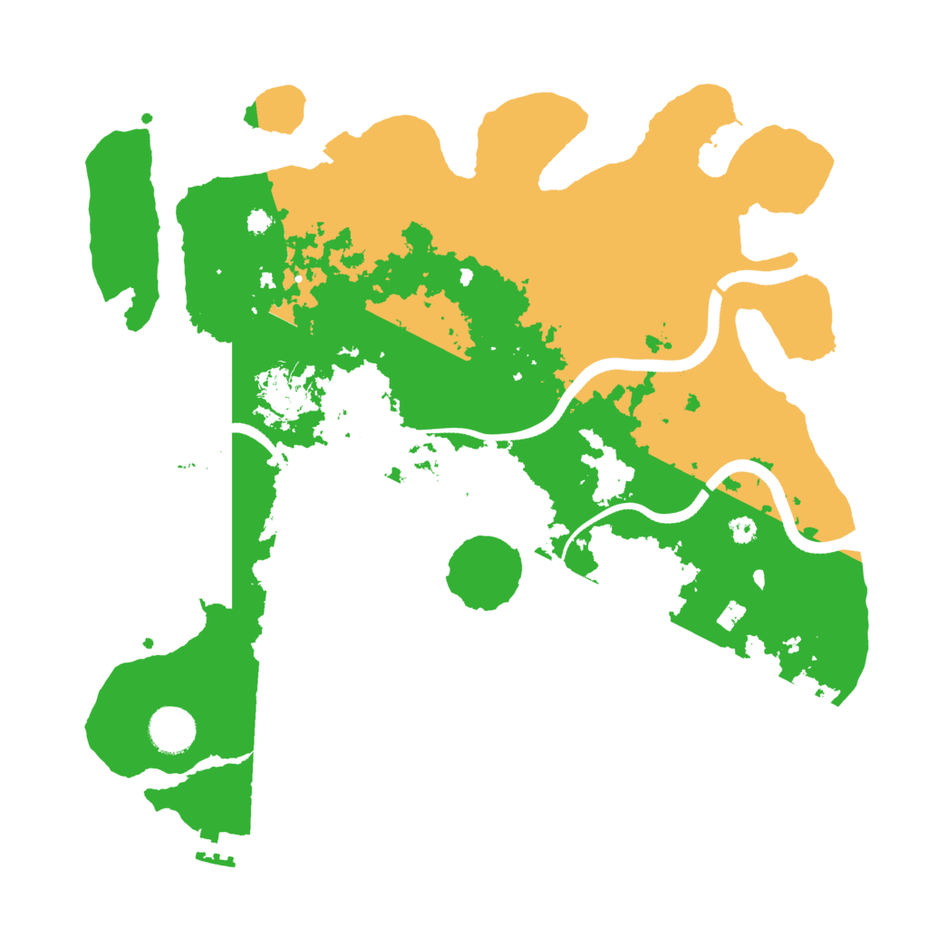 Biome Rust Map: Procedural Map, Size: 3500, Seed: 1920027939