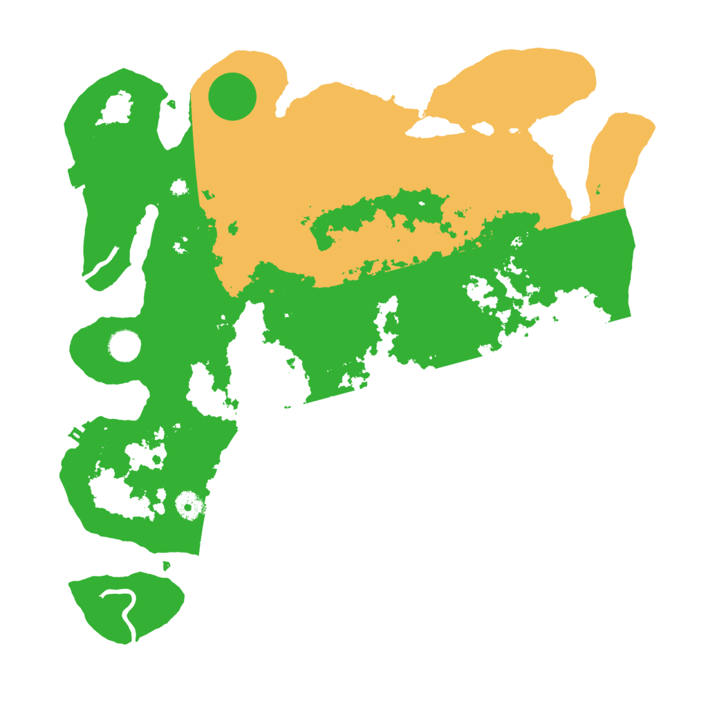 Biome Rust Map: Procedural Map, Size: 3900, Seed: 76194500