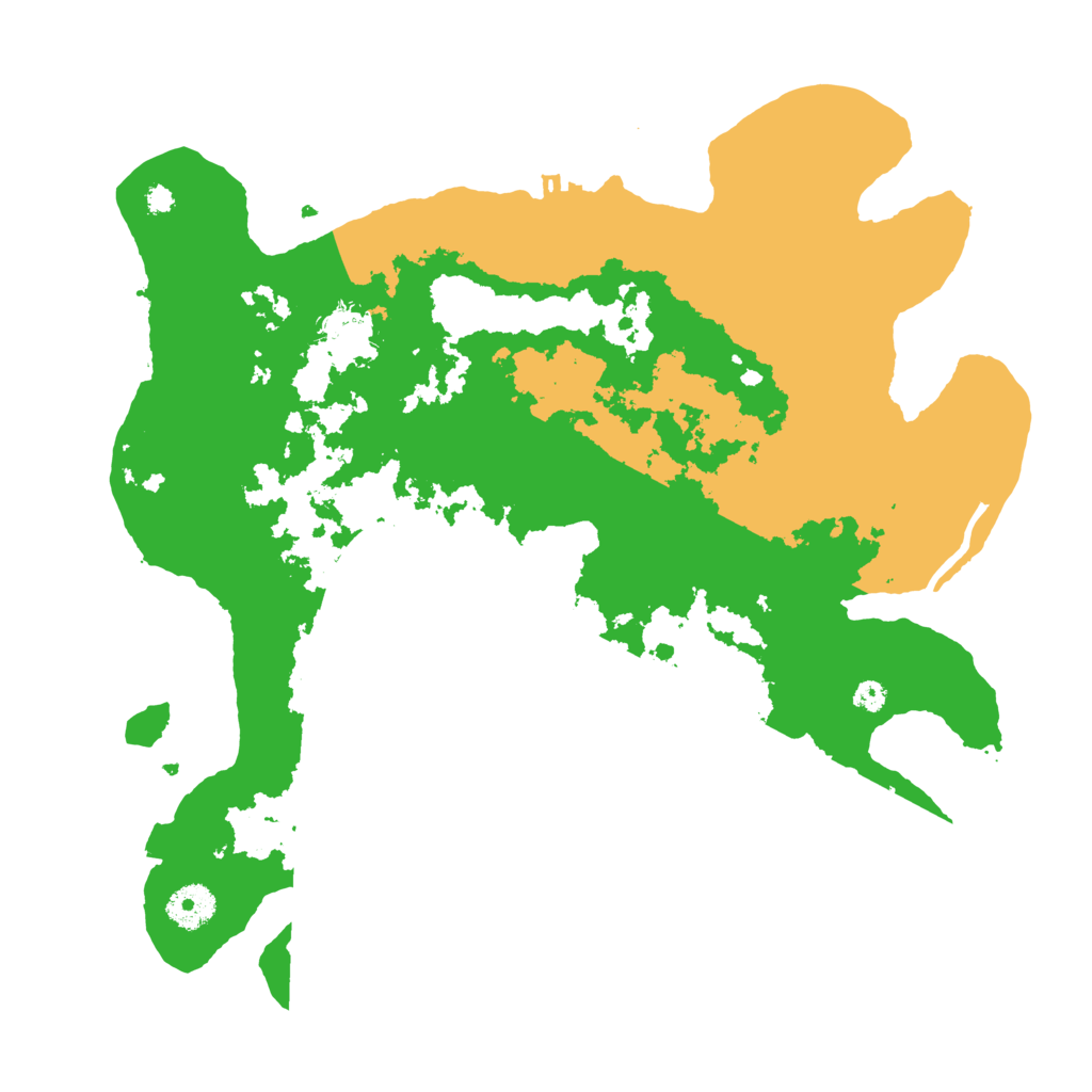 Biome Rust Map: Procedural Map, Size: 3600, Seed: 38049298