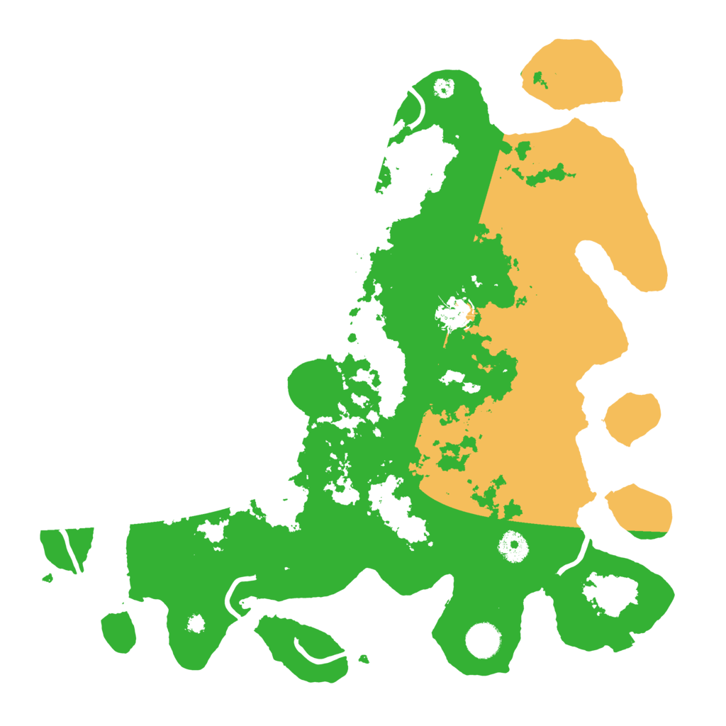 Biome Rust Map: Procedural Map, Size: 3650, Seed: 93454940