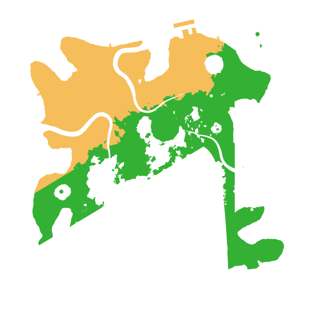 Biome Rust Map: Procedural Map, Size: 3000, Seed: 7256038