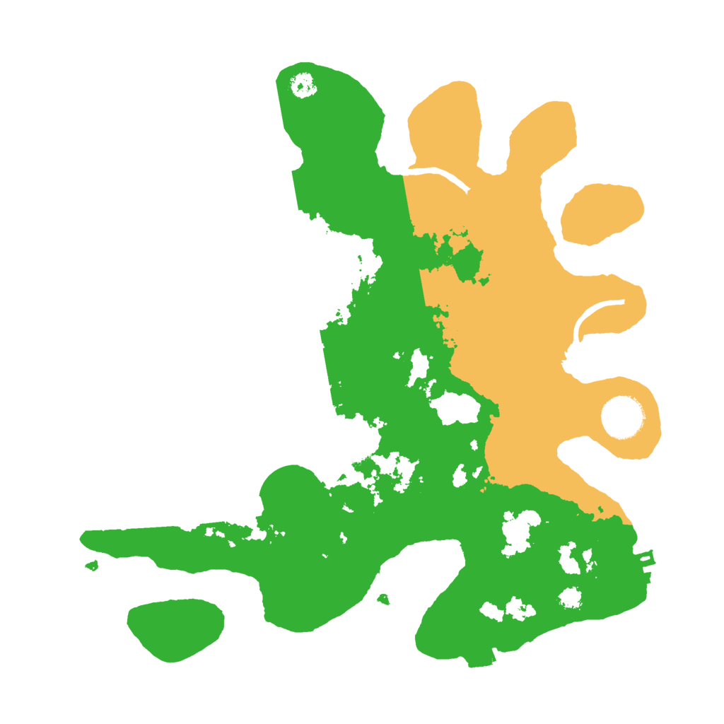 Biome Rust Map: Procedural Map, Size: 3000, Seed: 31935