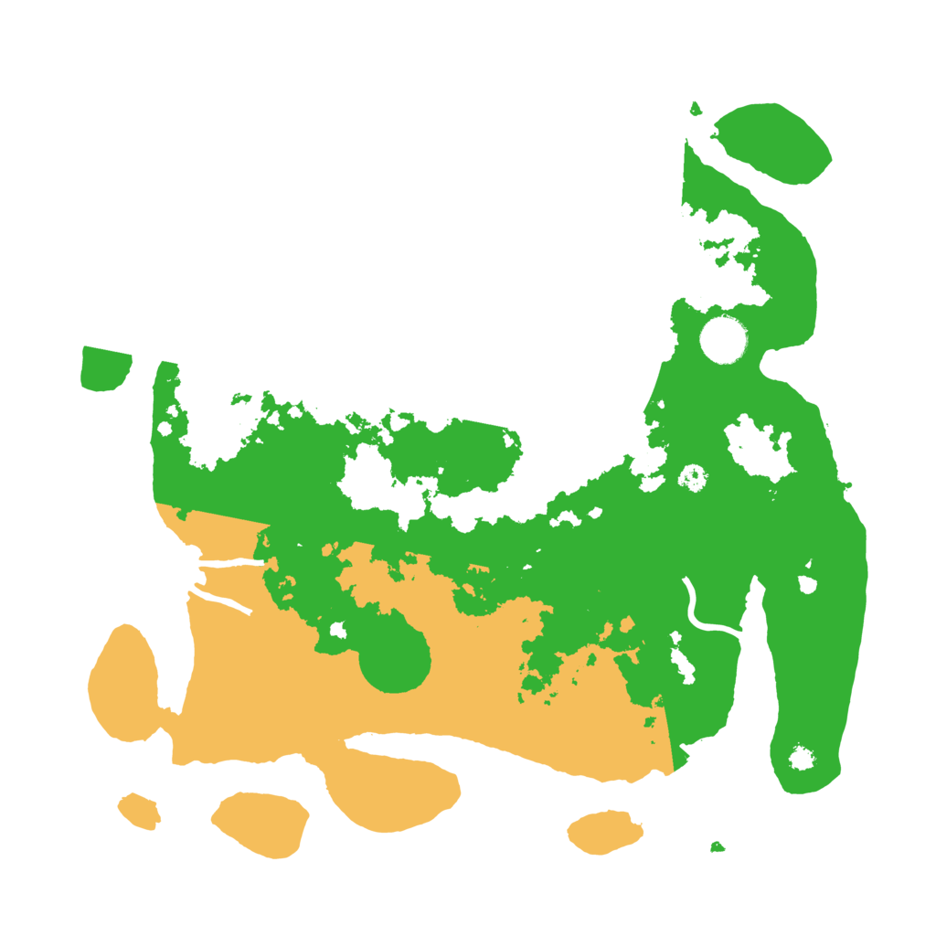 Biome Rust Map: Procedural Map, Size: 3500, Seed: 809648326