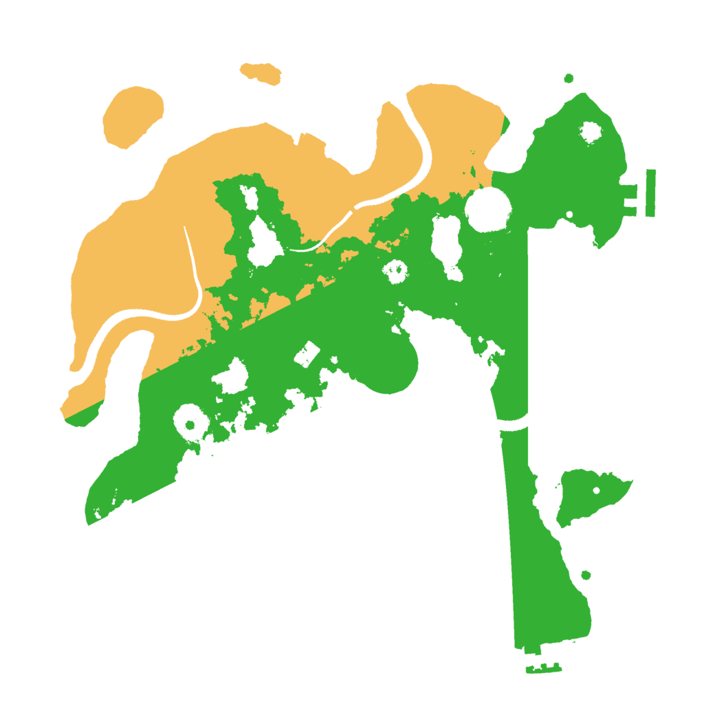Biome Rust Map: Procedural Map, Size: 3000, Seed: 7676