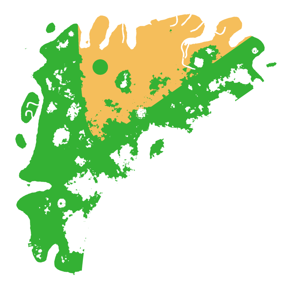 Biome Rust Map: Procedural Map, Size: 5000, Seed: 6996