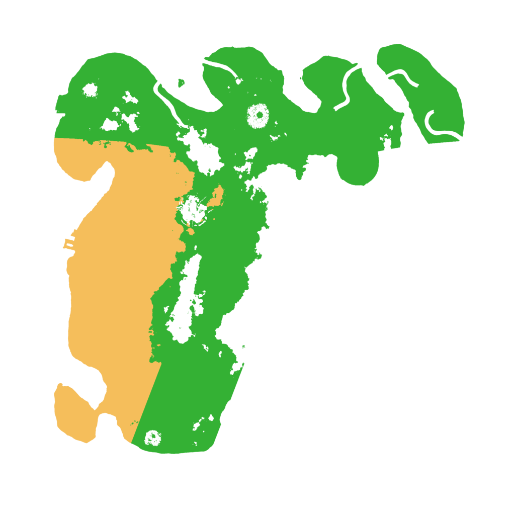 Biome Rust Map: Procedural Map, Size: 3250, Seed: 8181