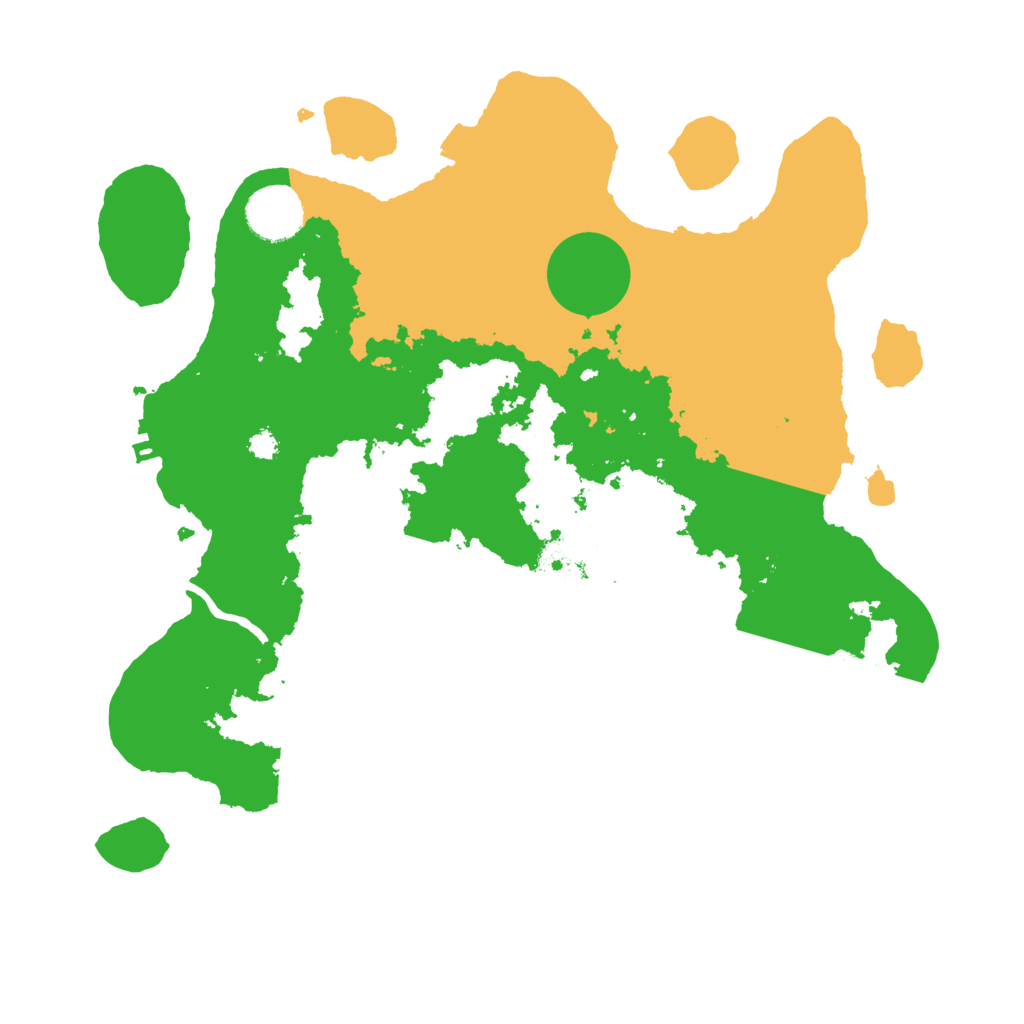 Biome Rust Map: Procedural Map, Size: 3250, Seed: 236095833
