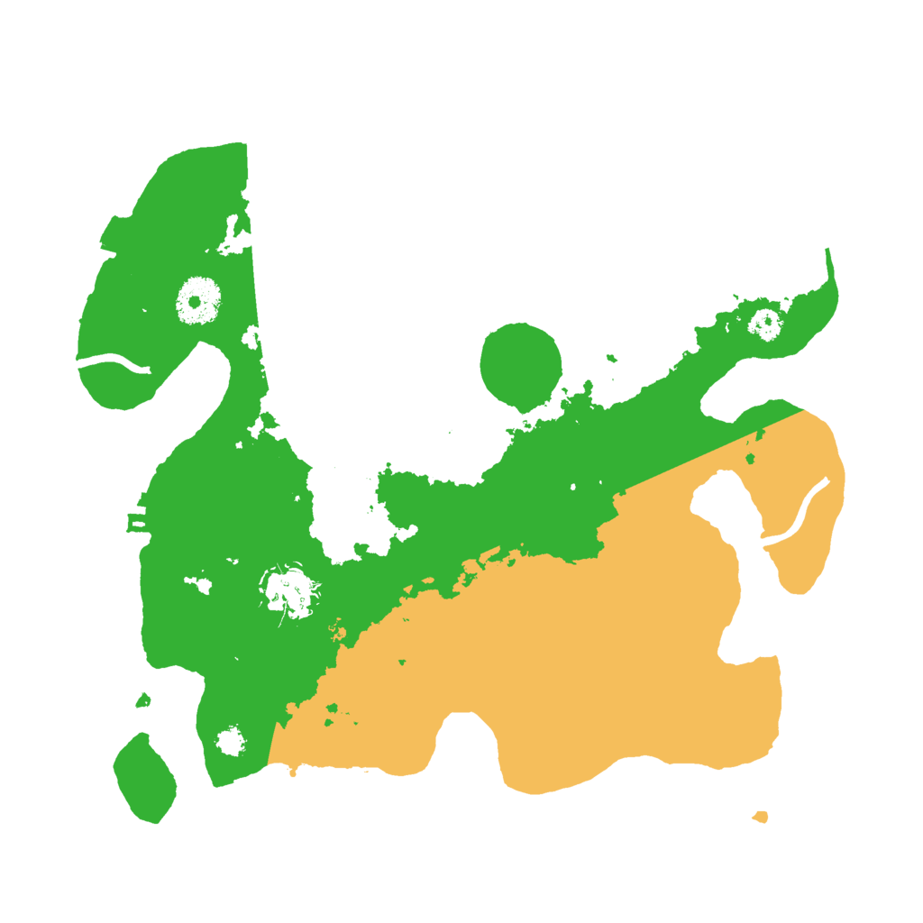 Biome Rust Map: Procedural Map, Size: 3000, Seed: 18105848