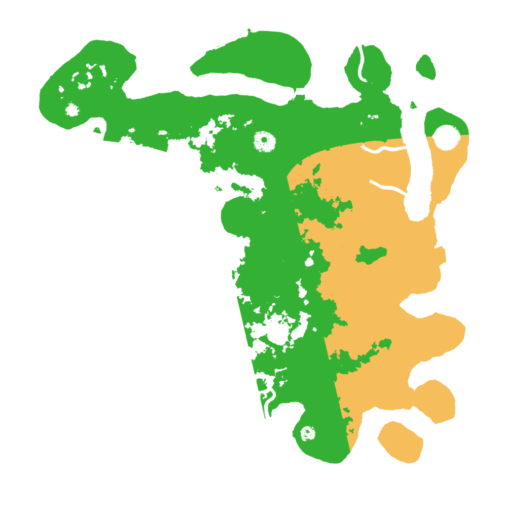 Biome Rust Map: Procedural Map, Size: 3500, Seed: 260459954