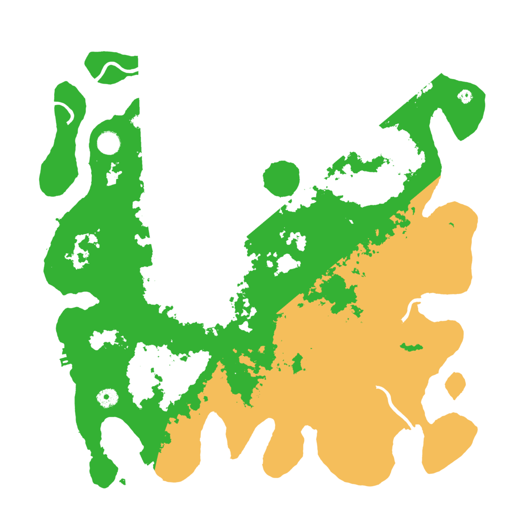 Biome Rust Map: Procedural Map, Size: 3950, Seed: 8468154