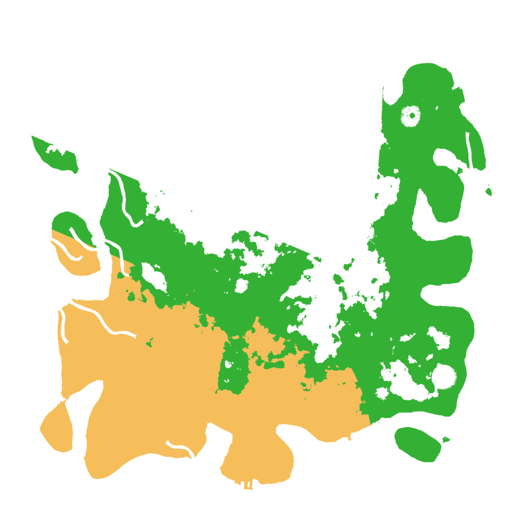 Biome Rust Map: Procedural Map, Size: 3800, Seed: 77830461