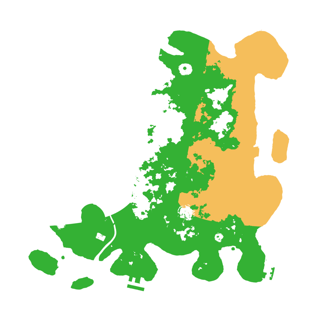 Biome Rust Map: Procedural Map, Size: 3650, Seed: 20858104