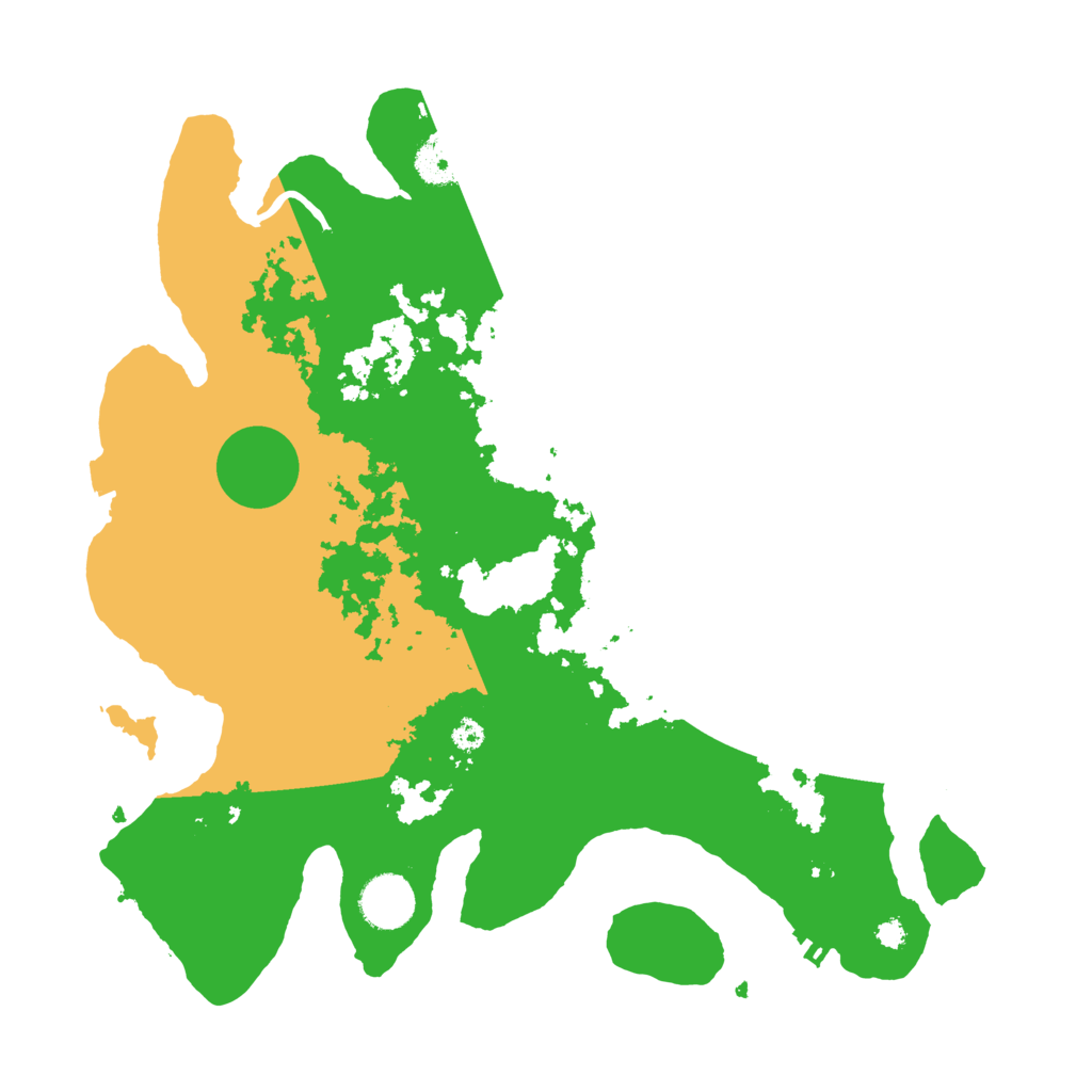 Biome Rust Map: Procedural Map, Size: 3500, Seed: 59733891