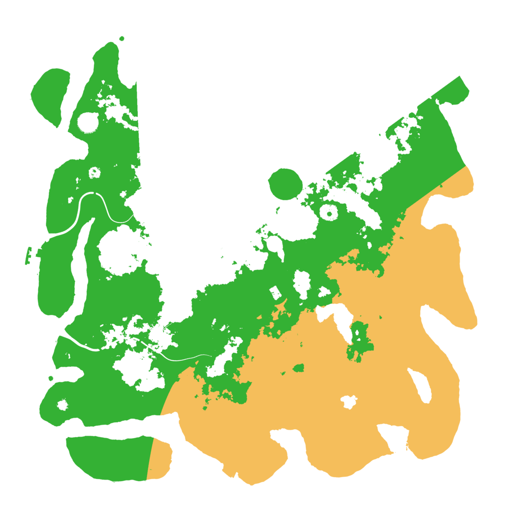 Biome Rust Map: Procedural Map, Size: 4300, Seed: 50403077