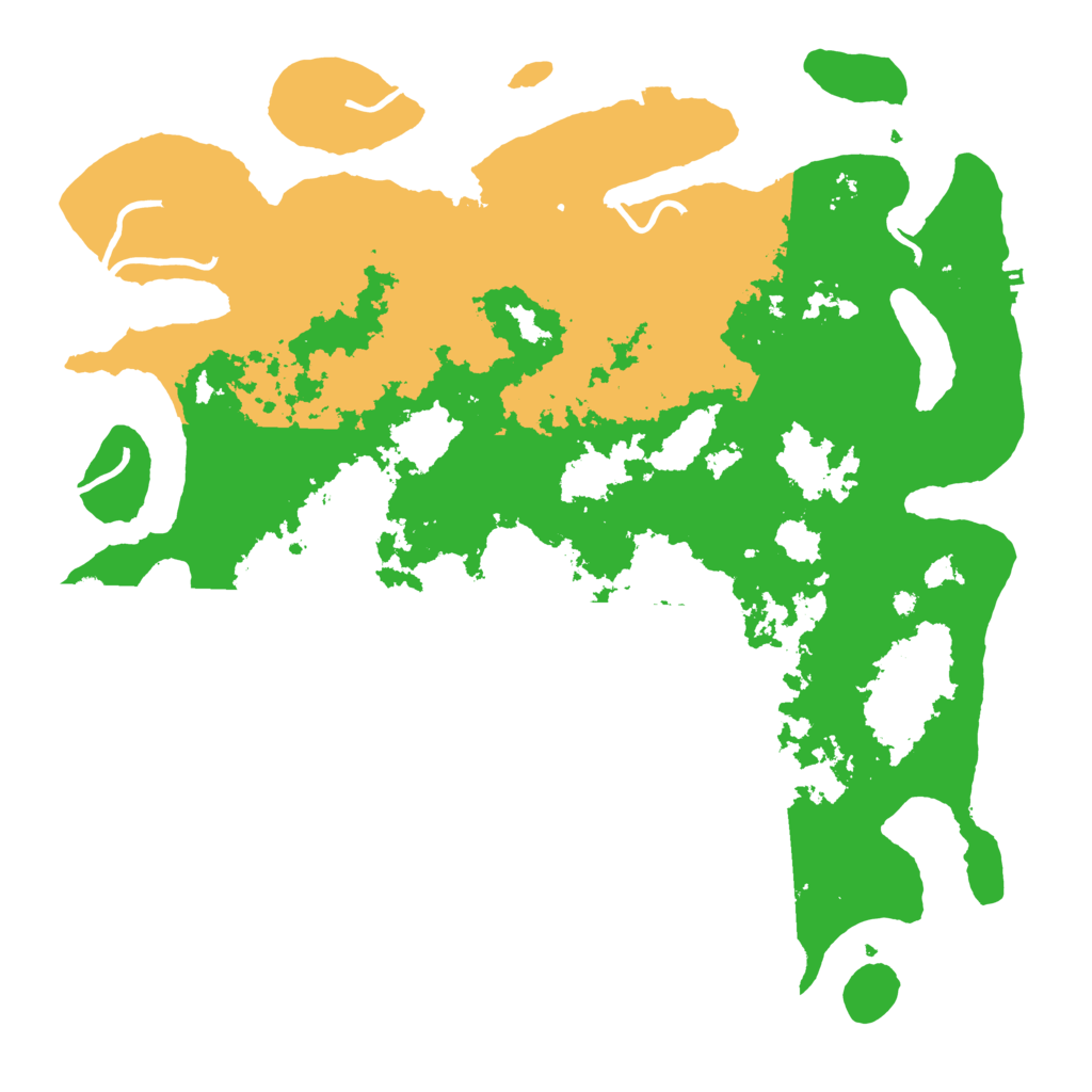 Biome Rust Map: Procedural Map, Size: 4300, Seed: 42011320