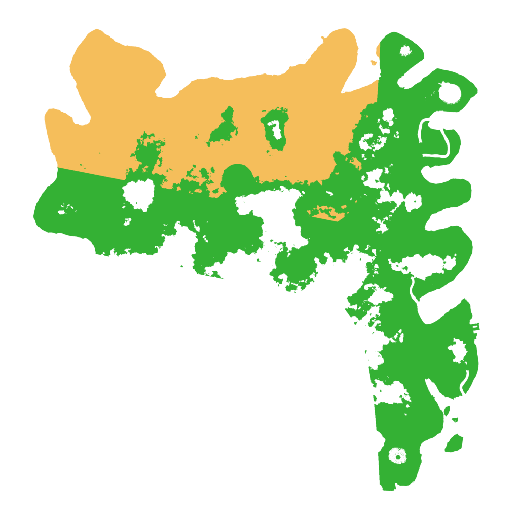 Biome Rust Map: Procedural Map, Size: 4500, Seed: 1001424790