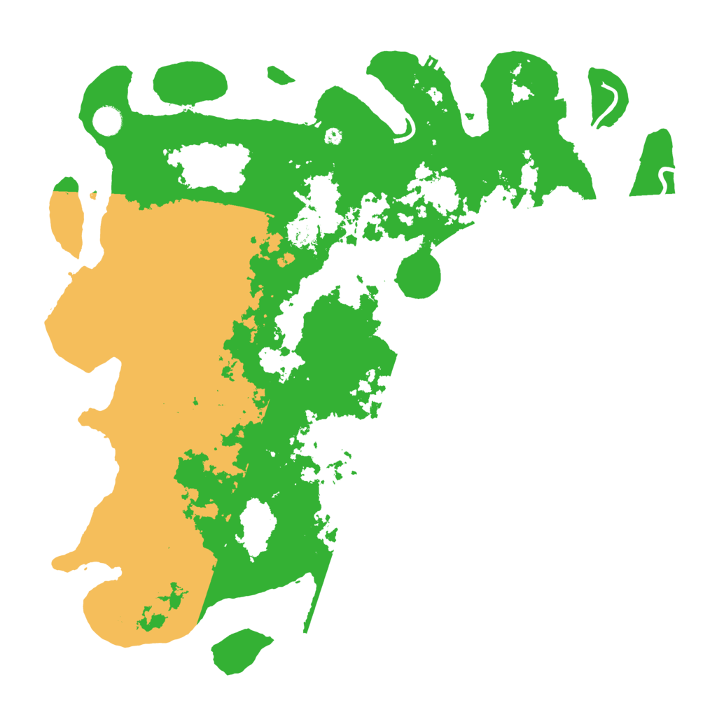 Biome Rust Map: Procedural Map, Size: 4300, Seed: 5358525