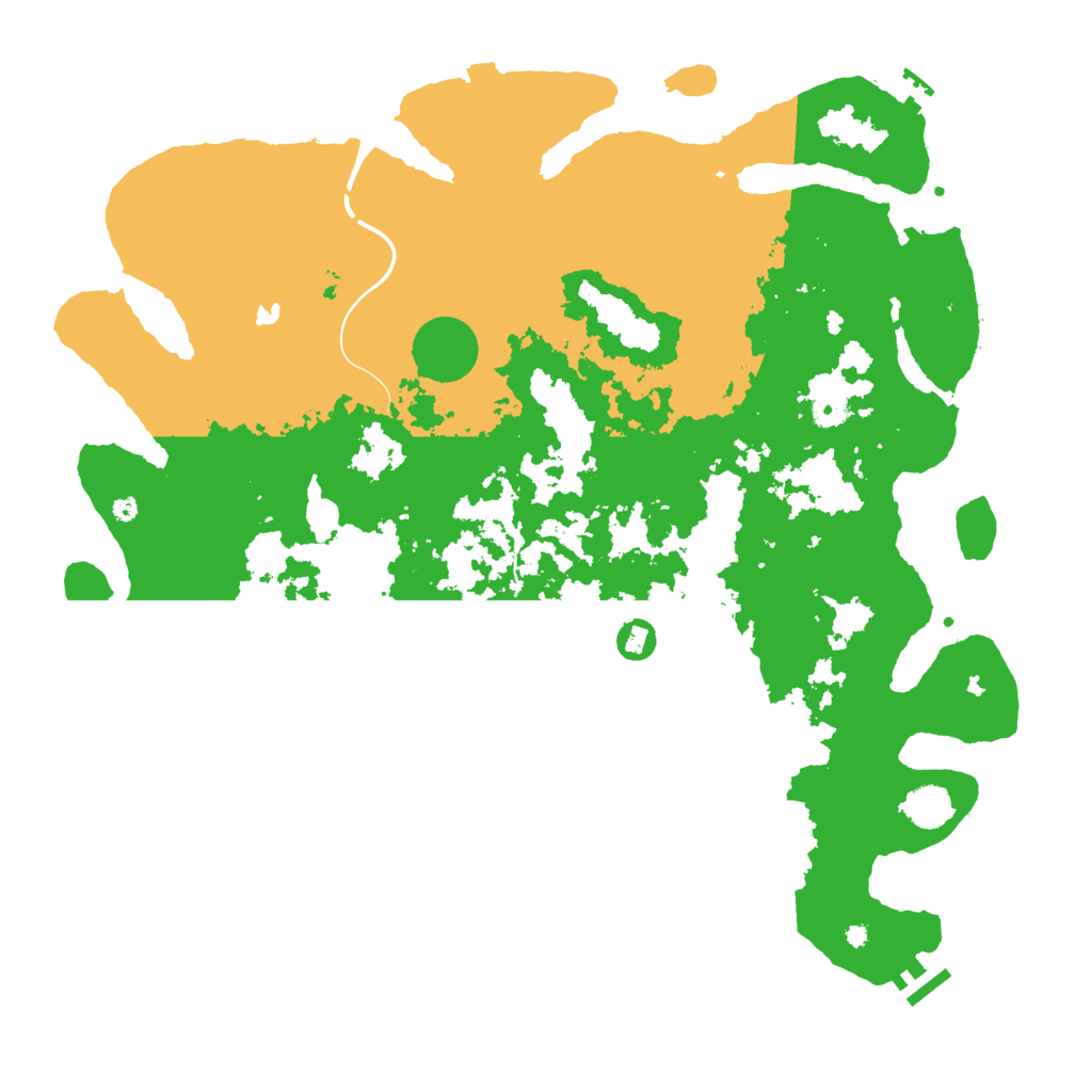 Biome Rust Map: Procedural Map, Size: 4400, Seed: 89877459