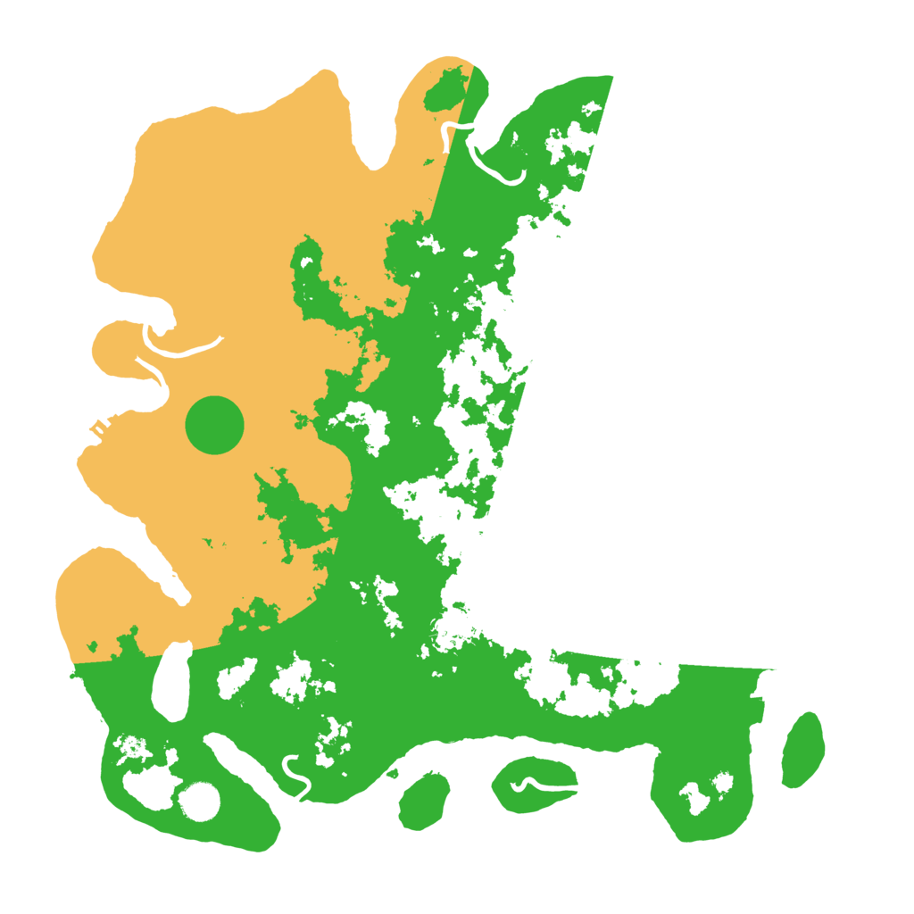 Biome Rust Map: Procedural Map, Size: 4100, Seed: 87429801