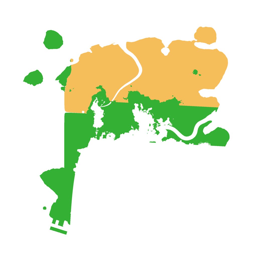 Biome Rust Map: Procedural Map, Size: 3000, Seed: 1603112410