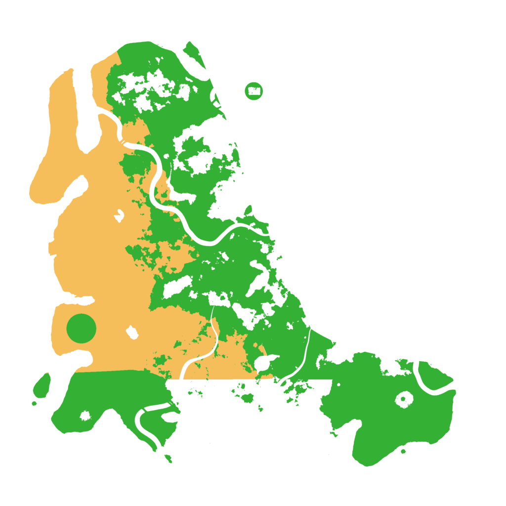Biome Rust Map: Procedural Map, Size: 4500, Seed: 1184764397