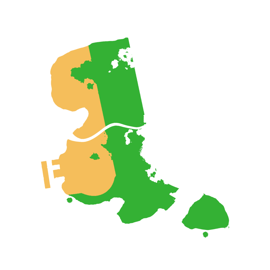 Biome Rust Map: Procedural Map, Size: 2000, Seed: 20646