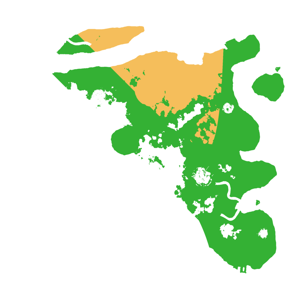 Biome Rust Map: Procedural Map, Size: 3000, Seed: 1623405