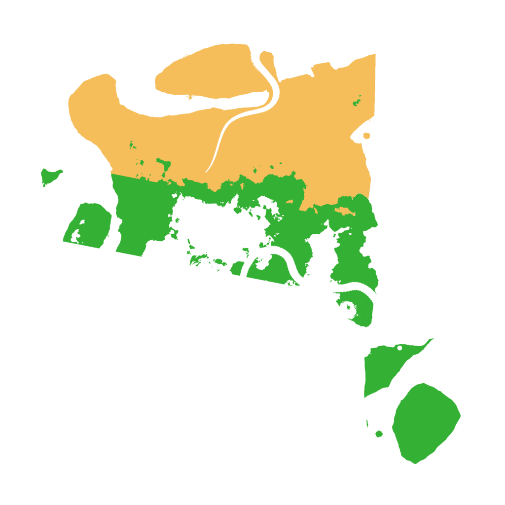 Biome Rust Map: Procedural Map, Size: 3000, Seed: 24681012