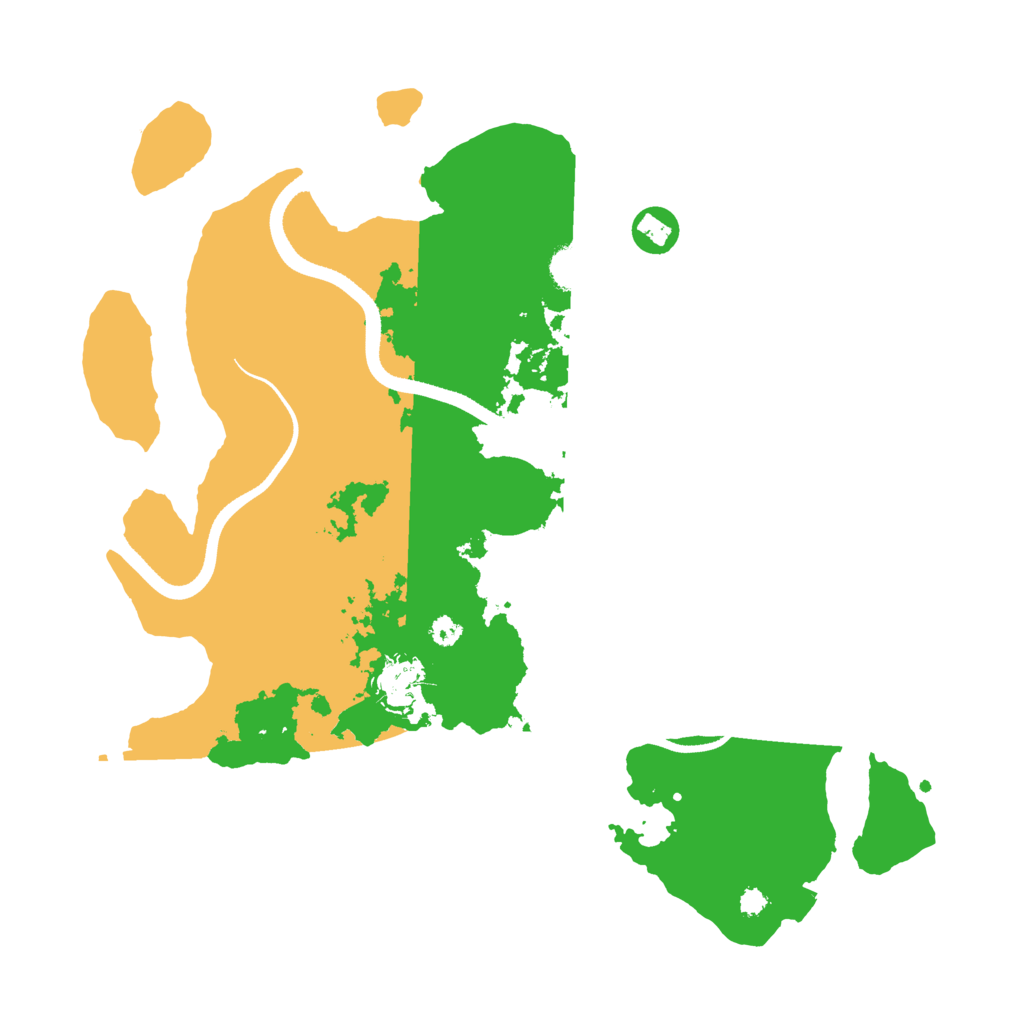 Biome Rust Map: Procedural Map, Size: 3450, Seed: 1849751