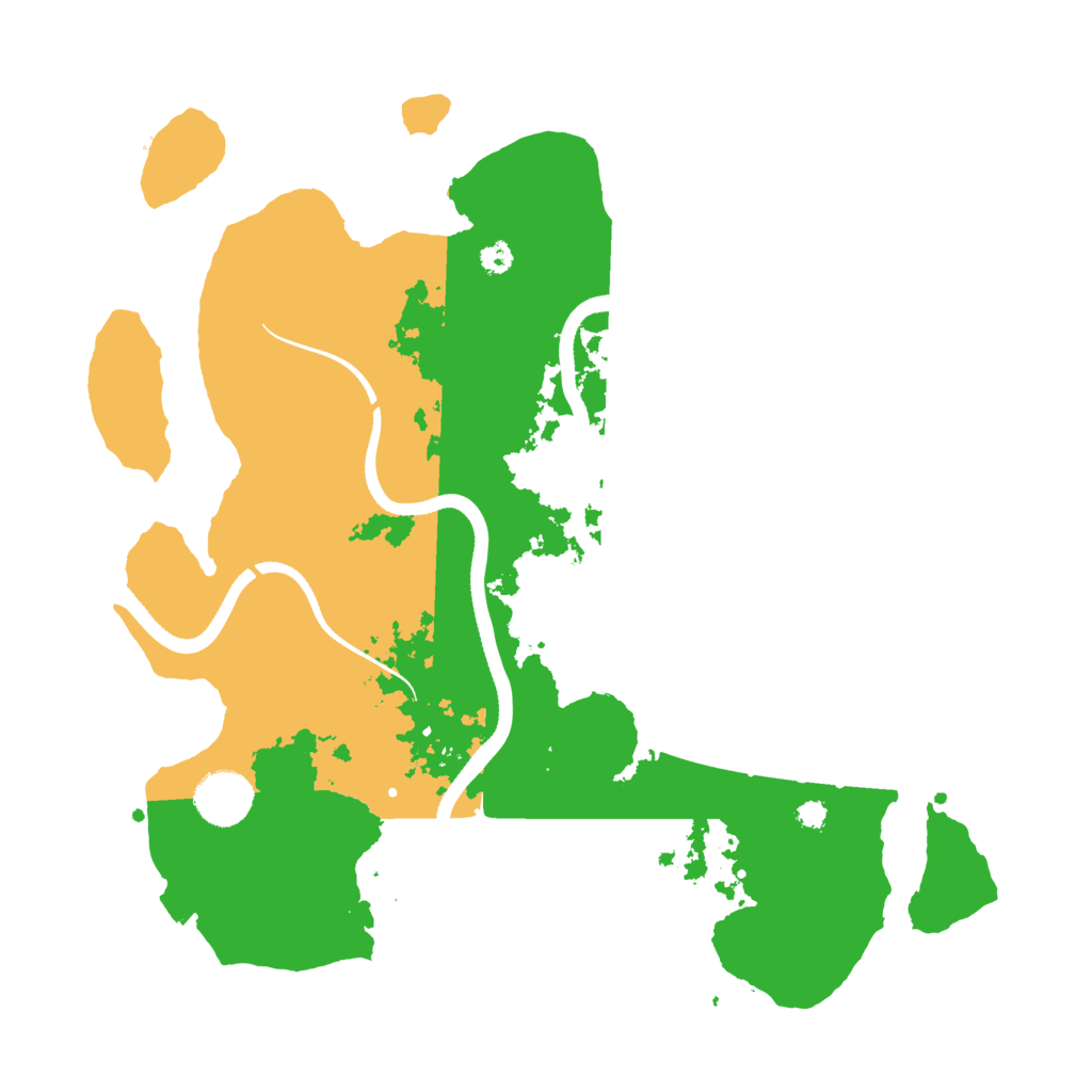 Biome Rust Map: Procedural Map, Size: 3450, Seed: 1849751