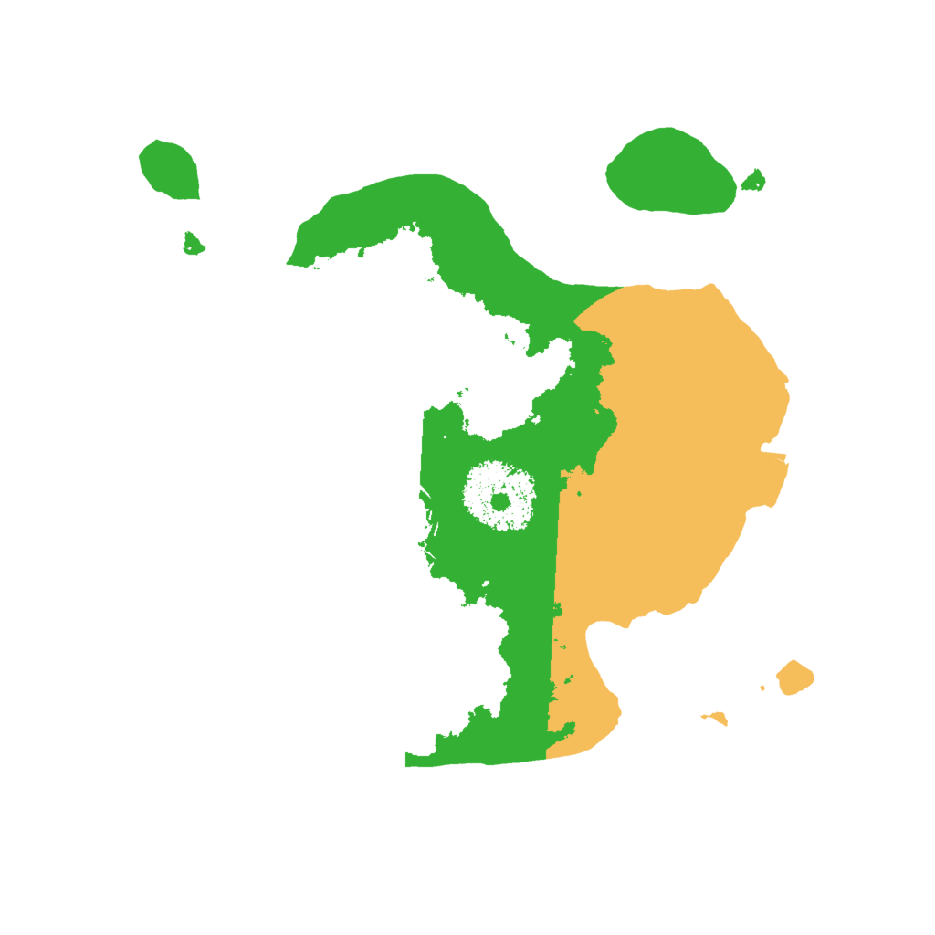 Biome Rust Map: Procedural Map, Size: 2000, Seed: 666666666