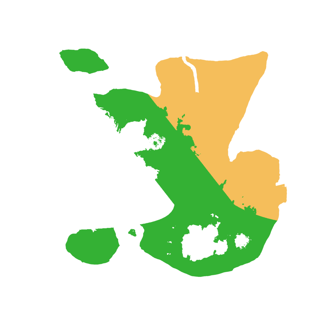 Biome Rust Map: Procedural Map, Size: 2000, Seed: 2031950700