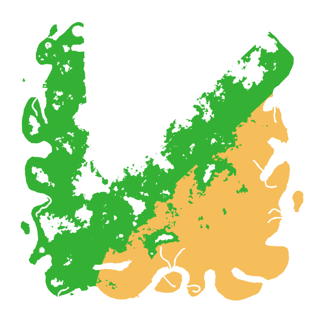 Biome Rust Map: Procedural Map, Size: 5000, Seed: 1834010509