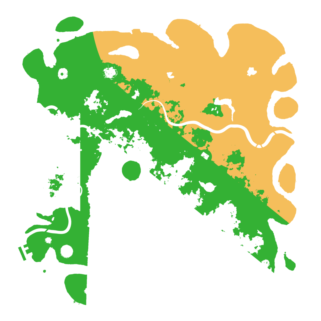 Biome Rust Map: Procedural Map, Size: 4500, Seed: 1826239368