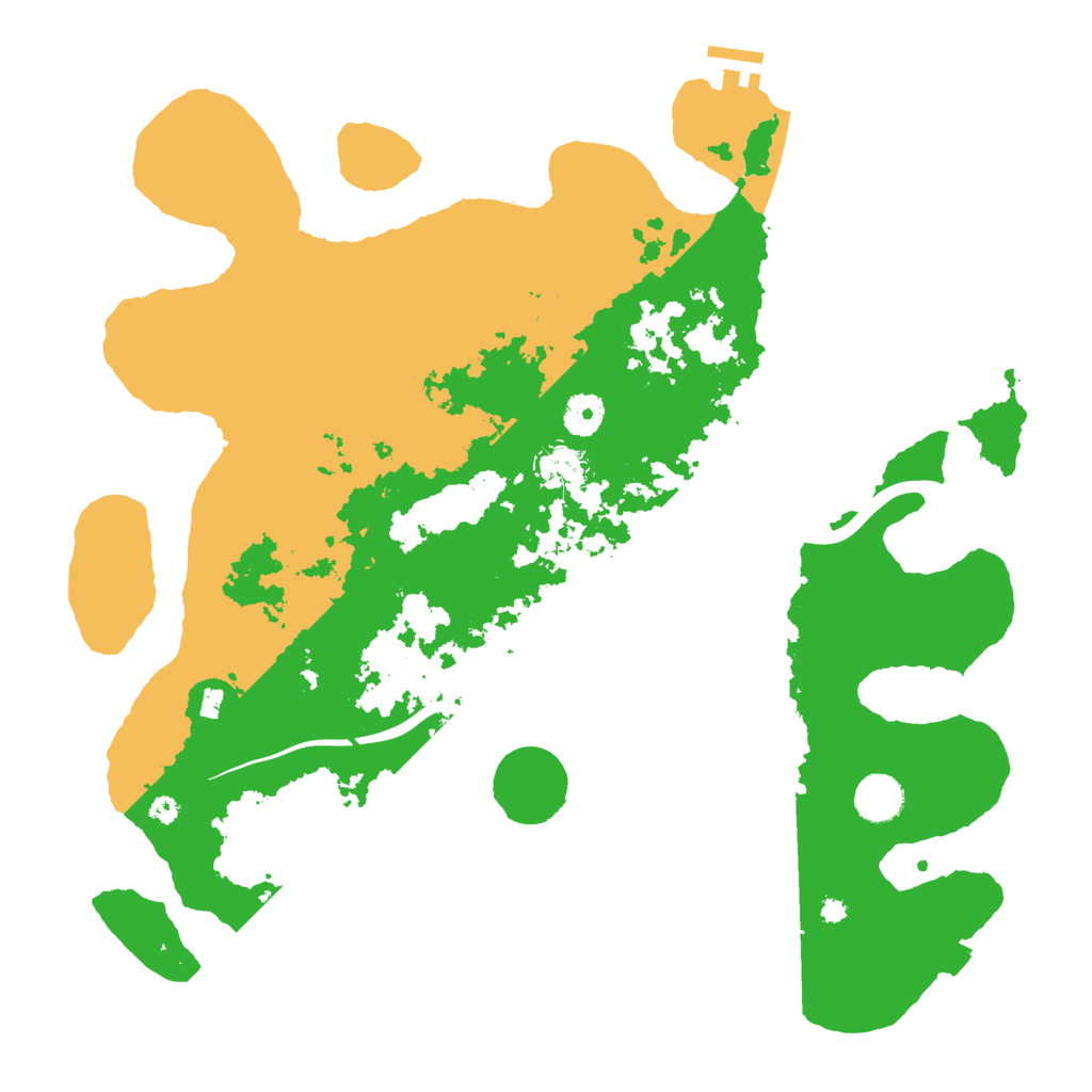 Biome Rust Map: Procedural Map, Size: 3950, Seed: 29217496