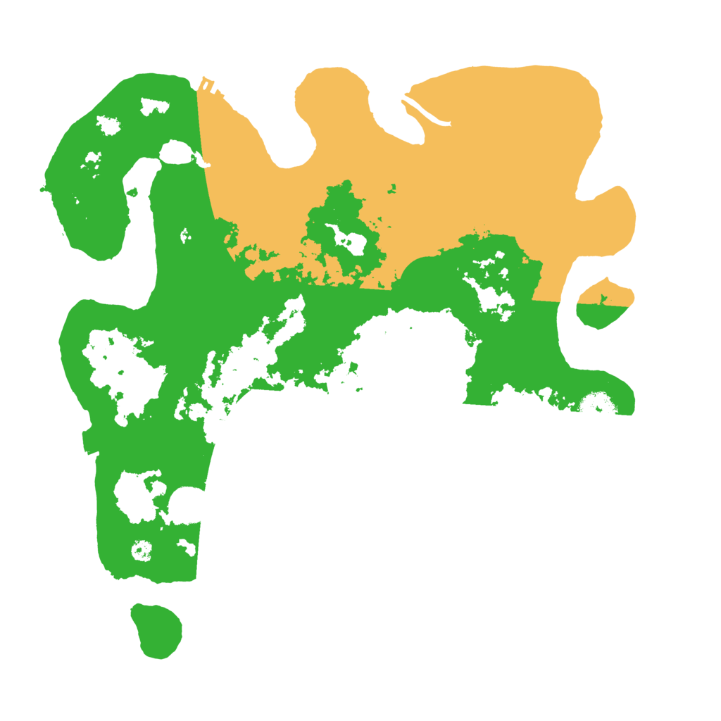 Biome Rust Map: Procedural Map, Size: 3500, Seed: 2025880931